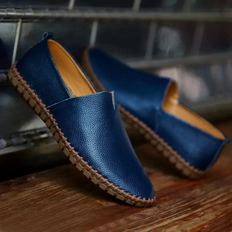 Mocasines de piel transpirable