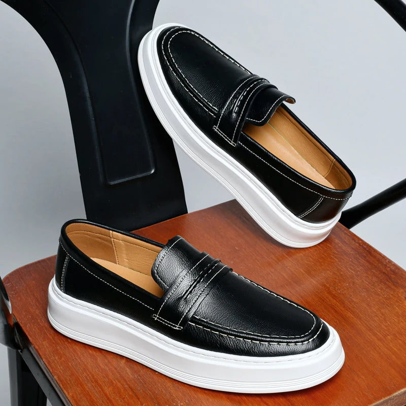Zapatos náuticos de piel