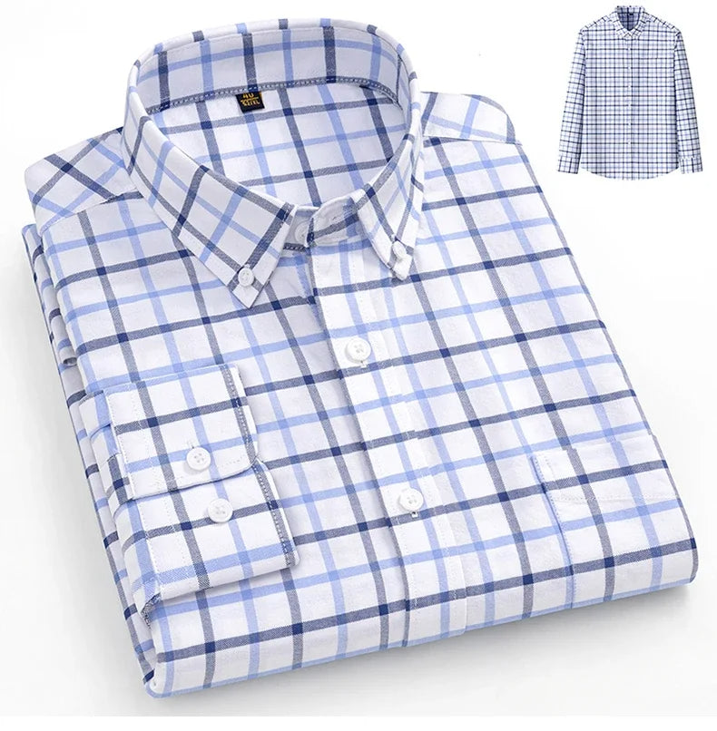 Camisa Oxford de algodón