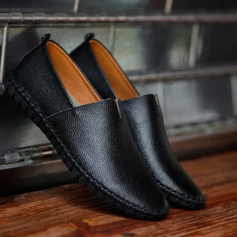 Mocasines de piel transpirable