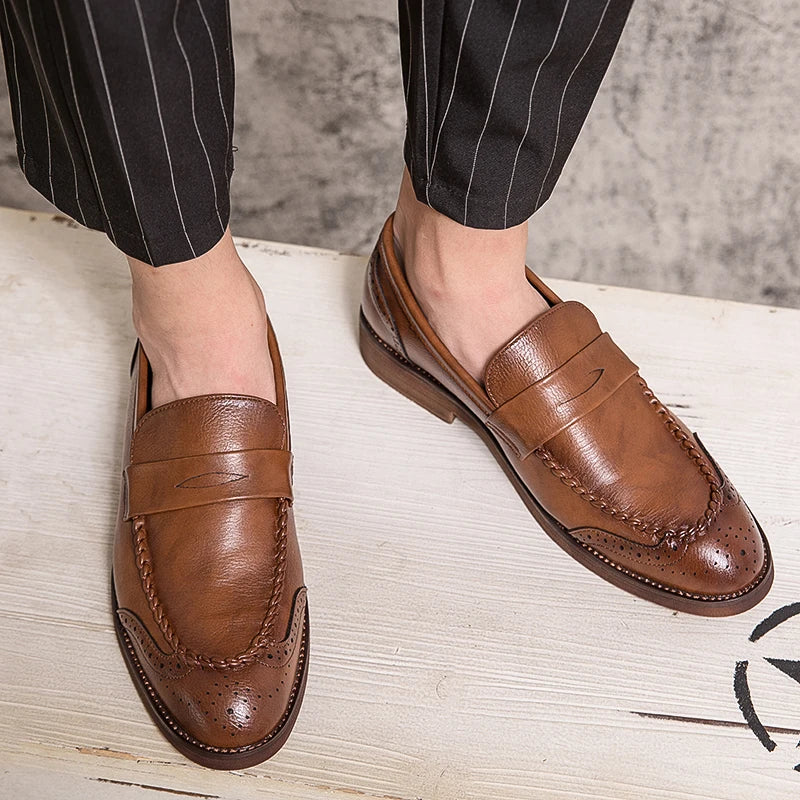 Mocasines de piel Chic