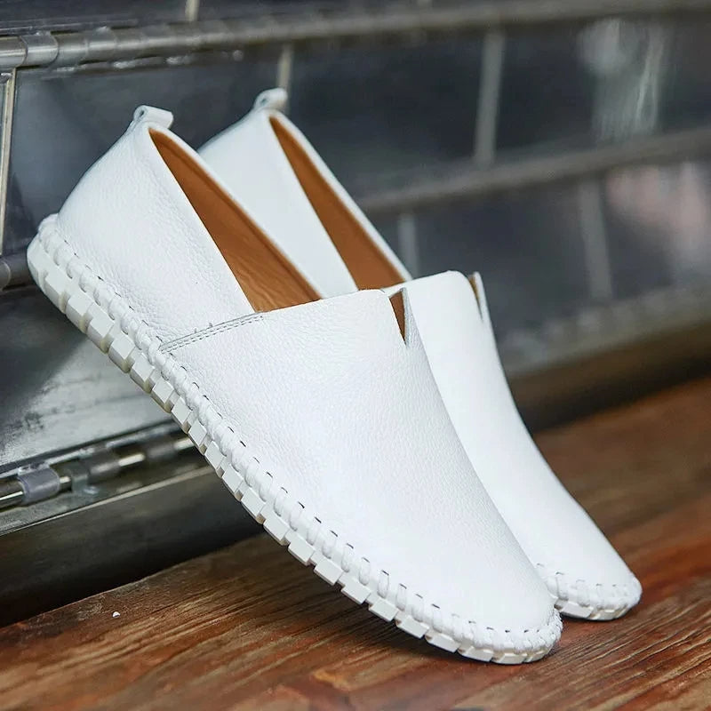 Mocasines de piel transpirable