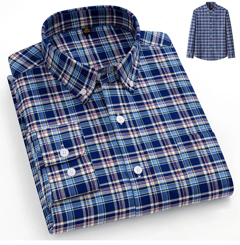 Camisa Oxford de algodón