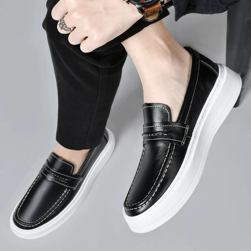 Zapatos náuticos de piel
