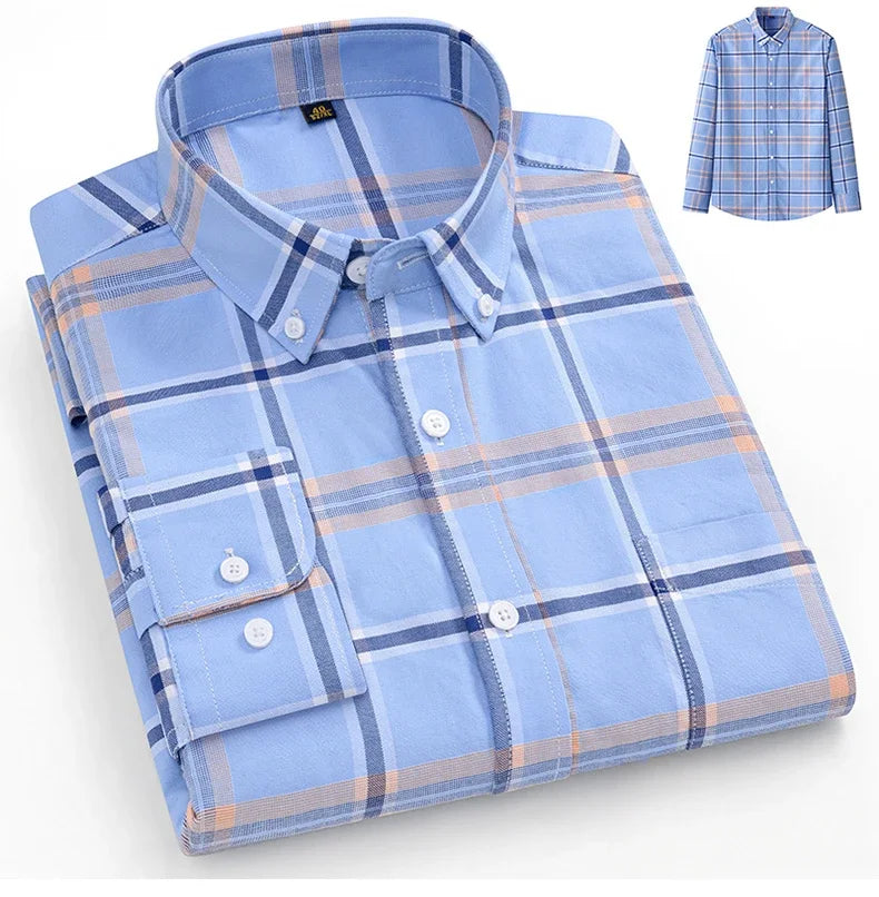 Camisa Oxford de algodón