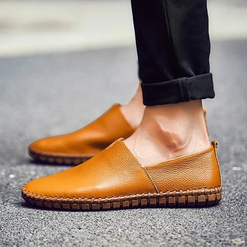 Mocasines de piel transpirable