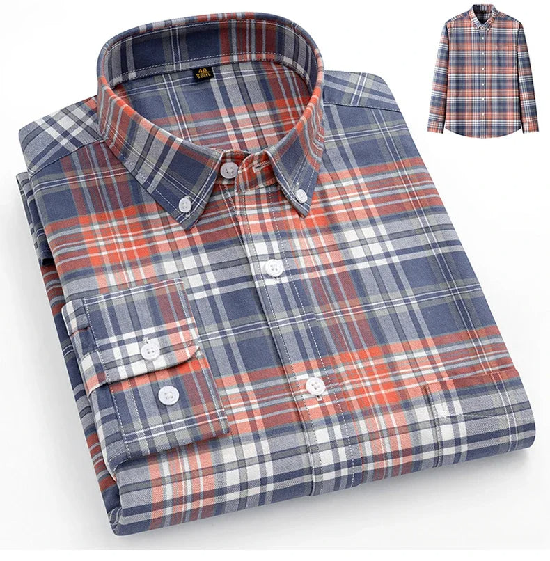 Camisa Oxford de algodón