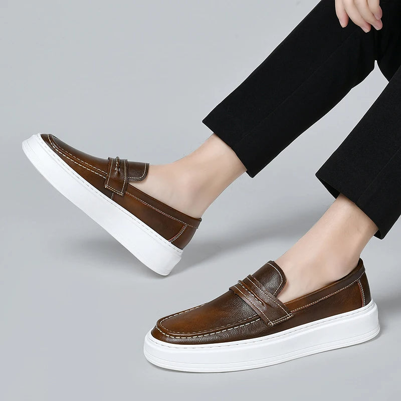 Zapatos náuticos de piel