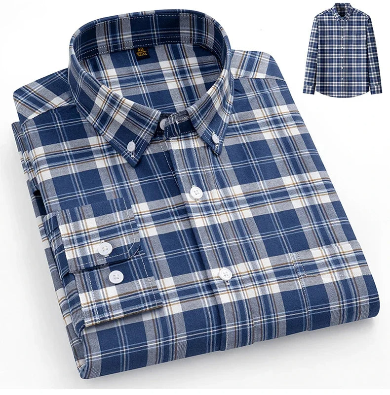 Camisa Oxford de algodón