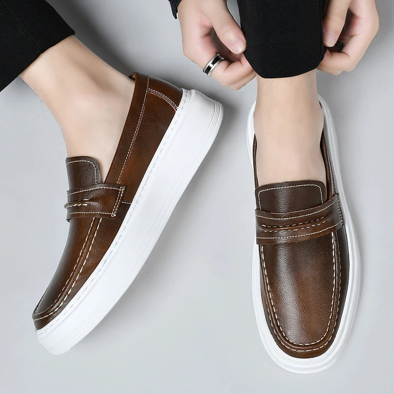 Zapatos náuticos de piel