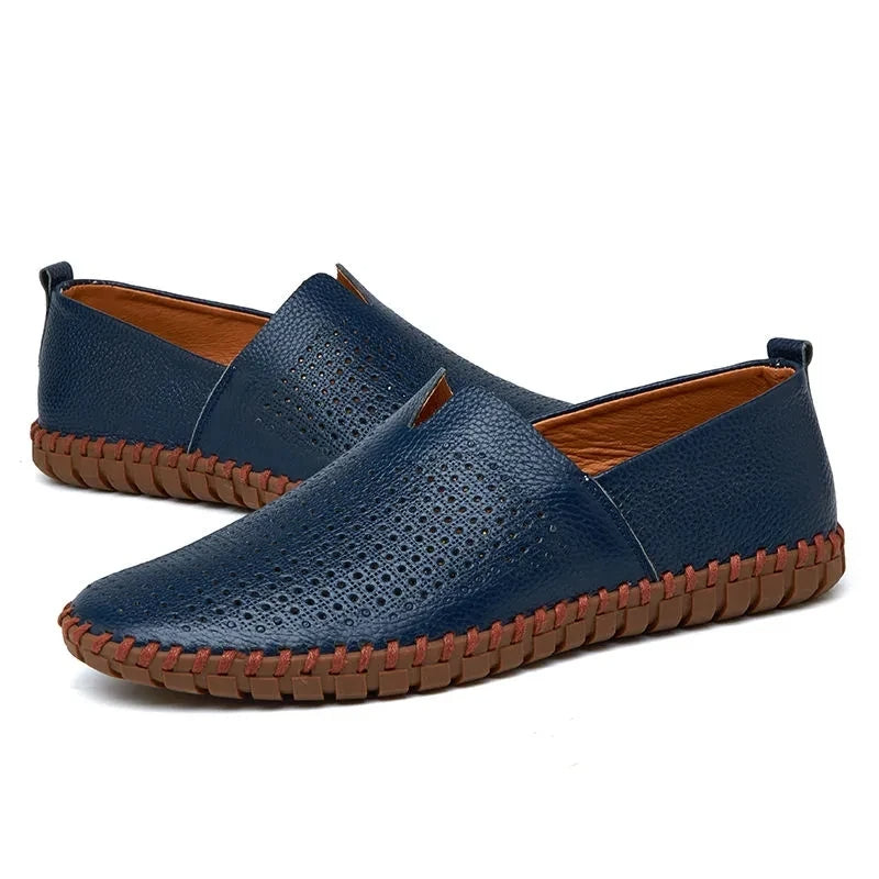 Mocasines de piel transpirable