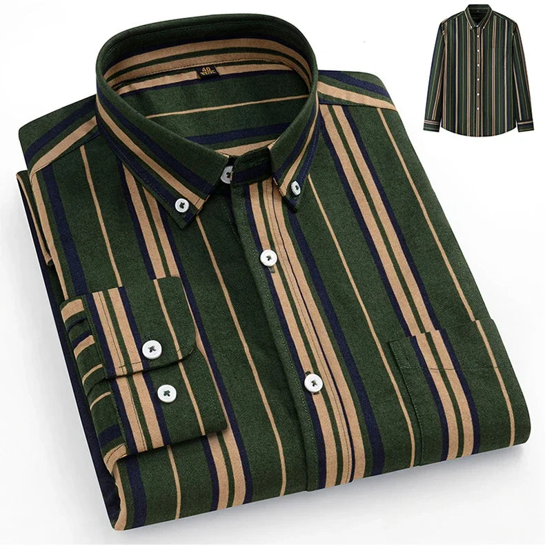 Camisa Oxford de algodón