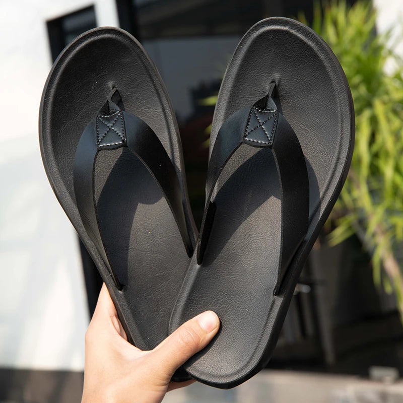 Sandalias casuales de piel