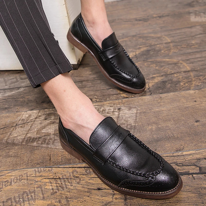 Mocasines de piel Chic