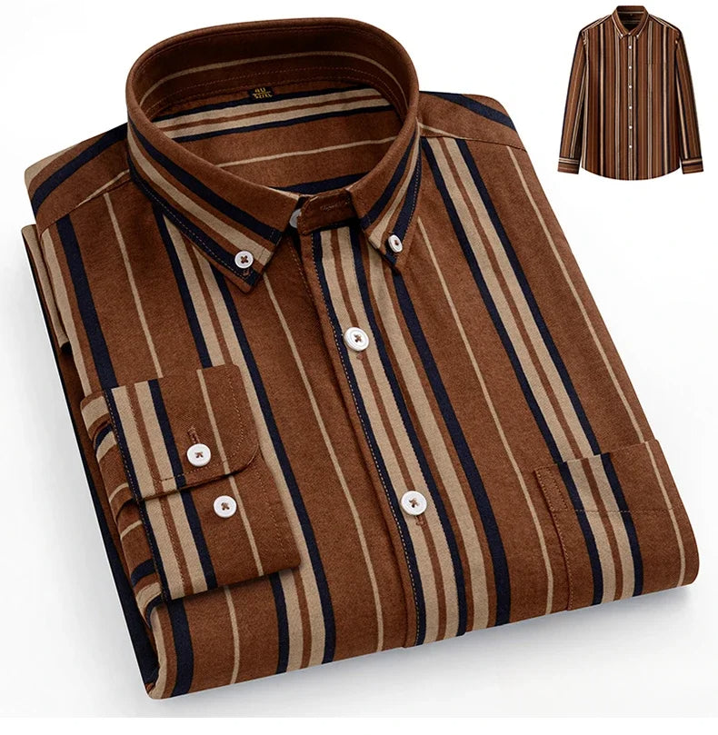 Camisa Oxford de algodón