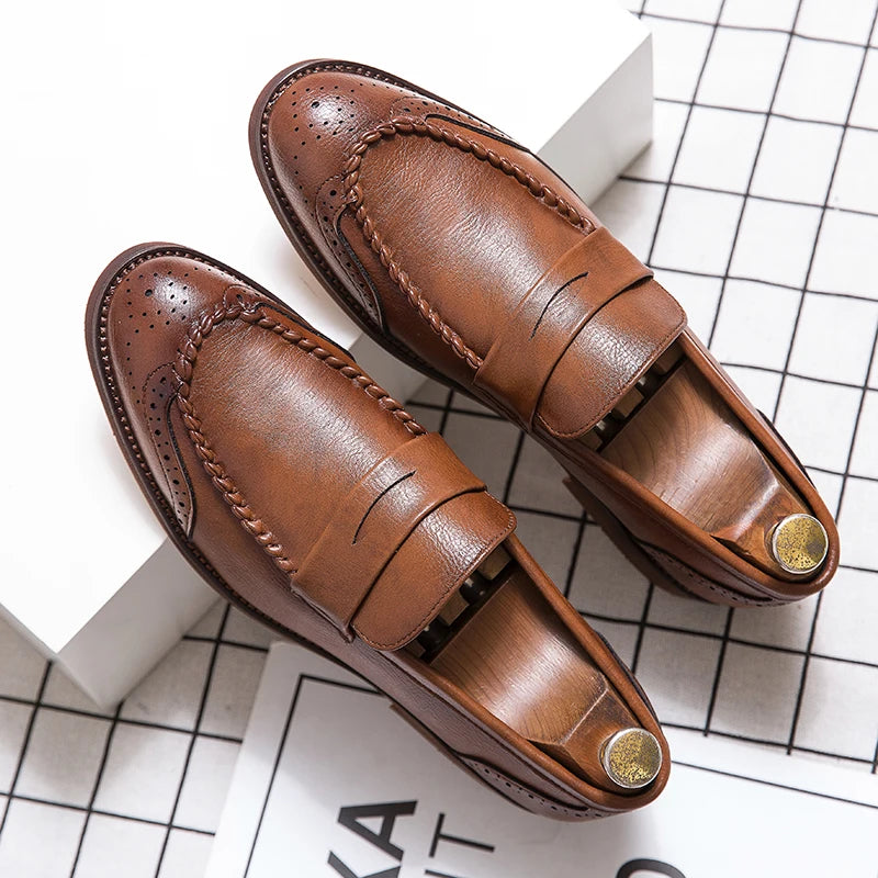 Mocasines de piel Chic