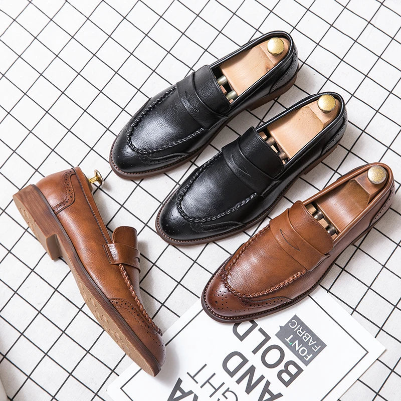 Mocasines de piel Chic