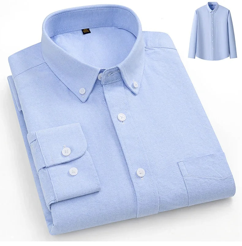 Camisa Oxford de algodón