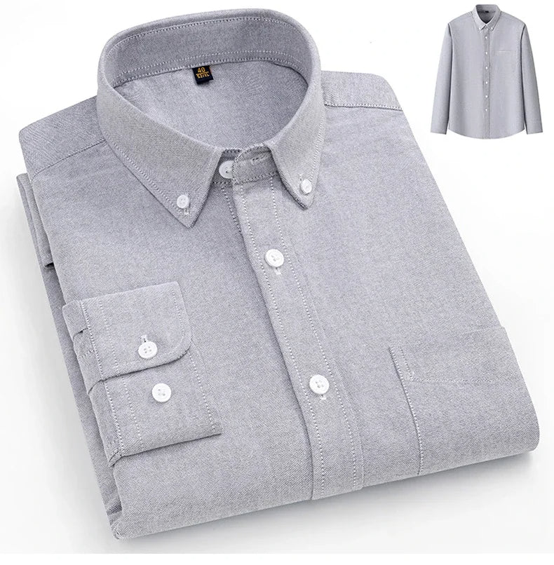 Camisa Oxford de algodón