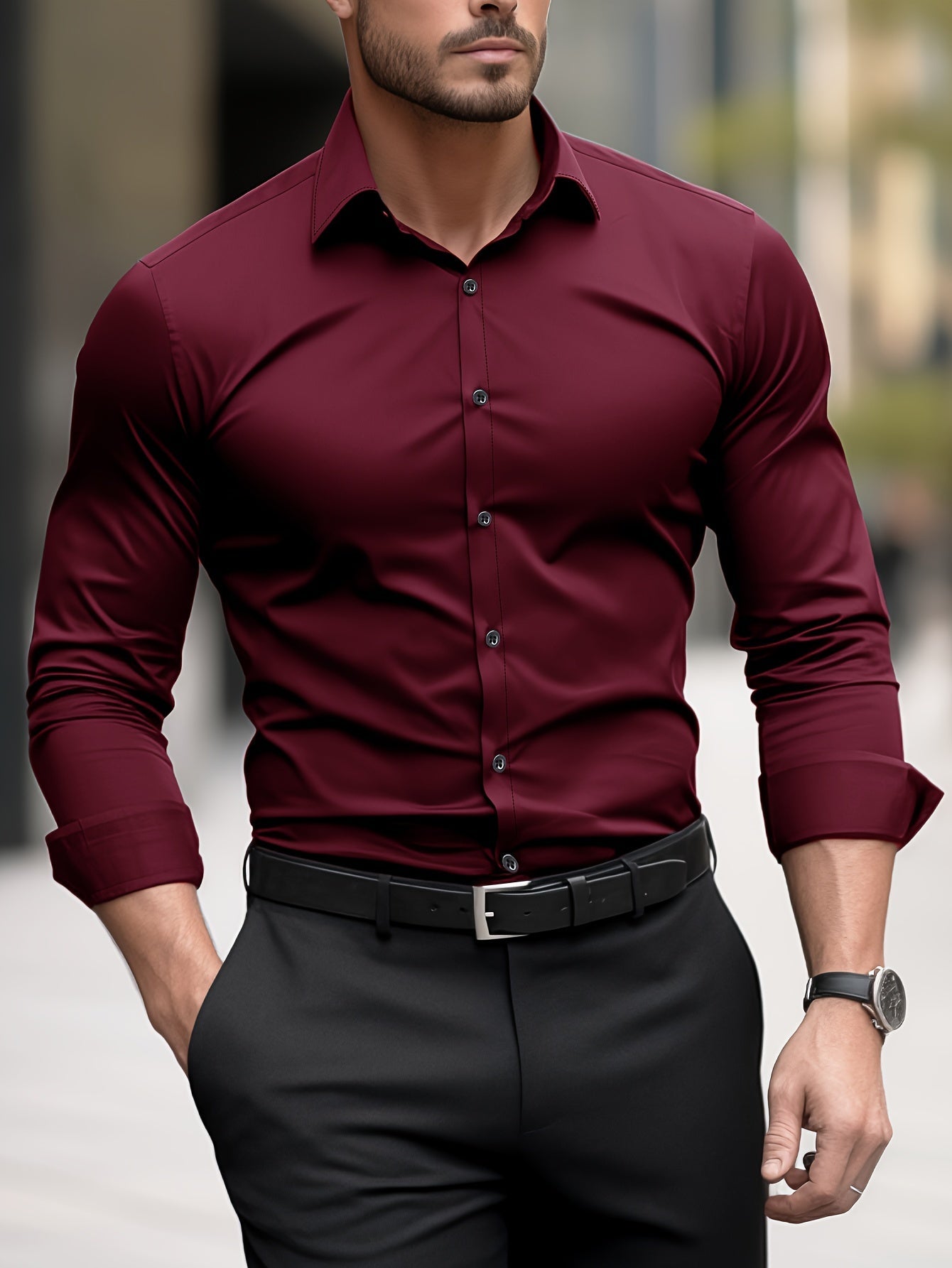 Camisa de vestir slim FIt