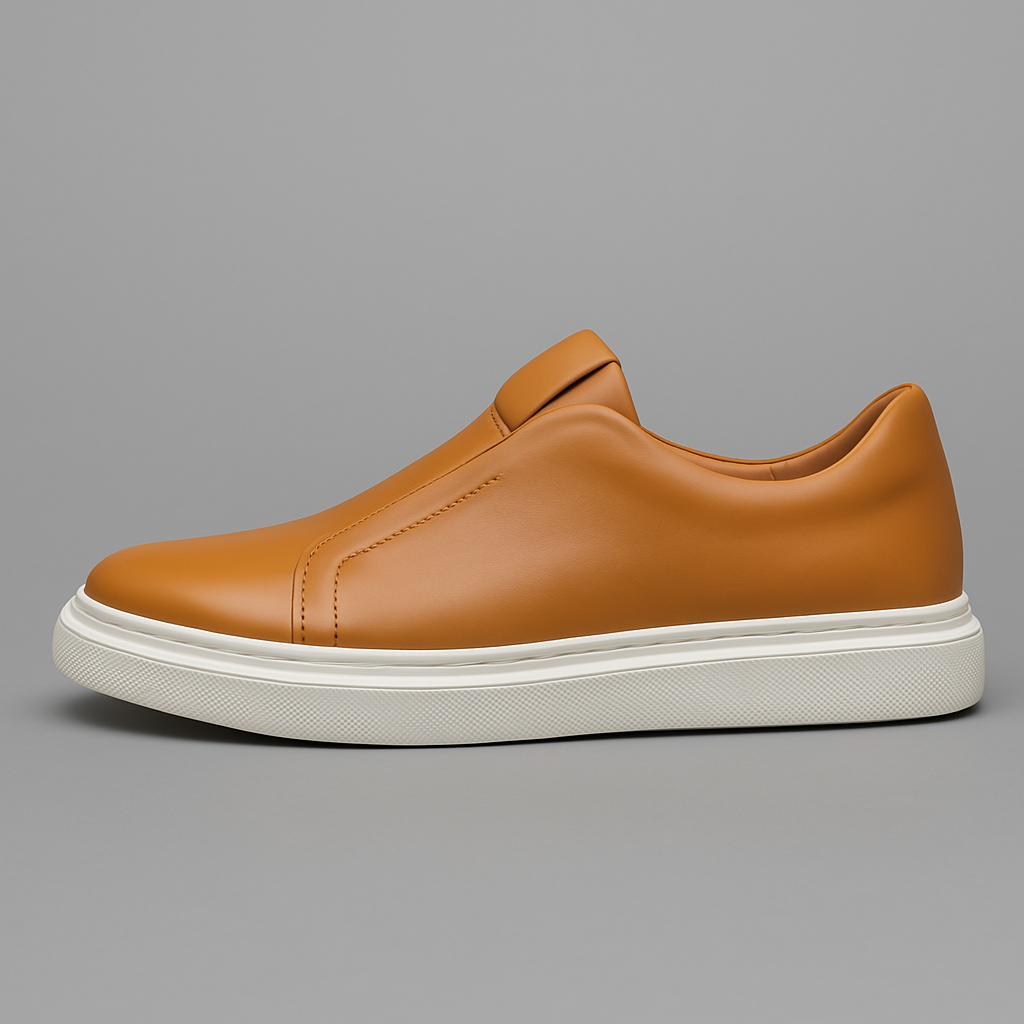 Elegantes zapatos de piel sin cordones