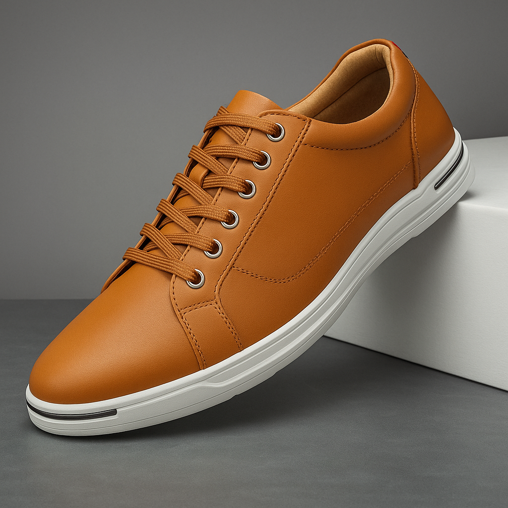 Elegantes zapatos de piel