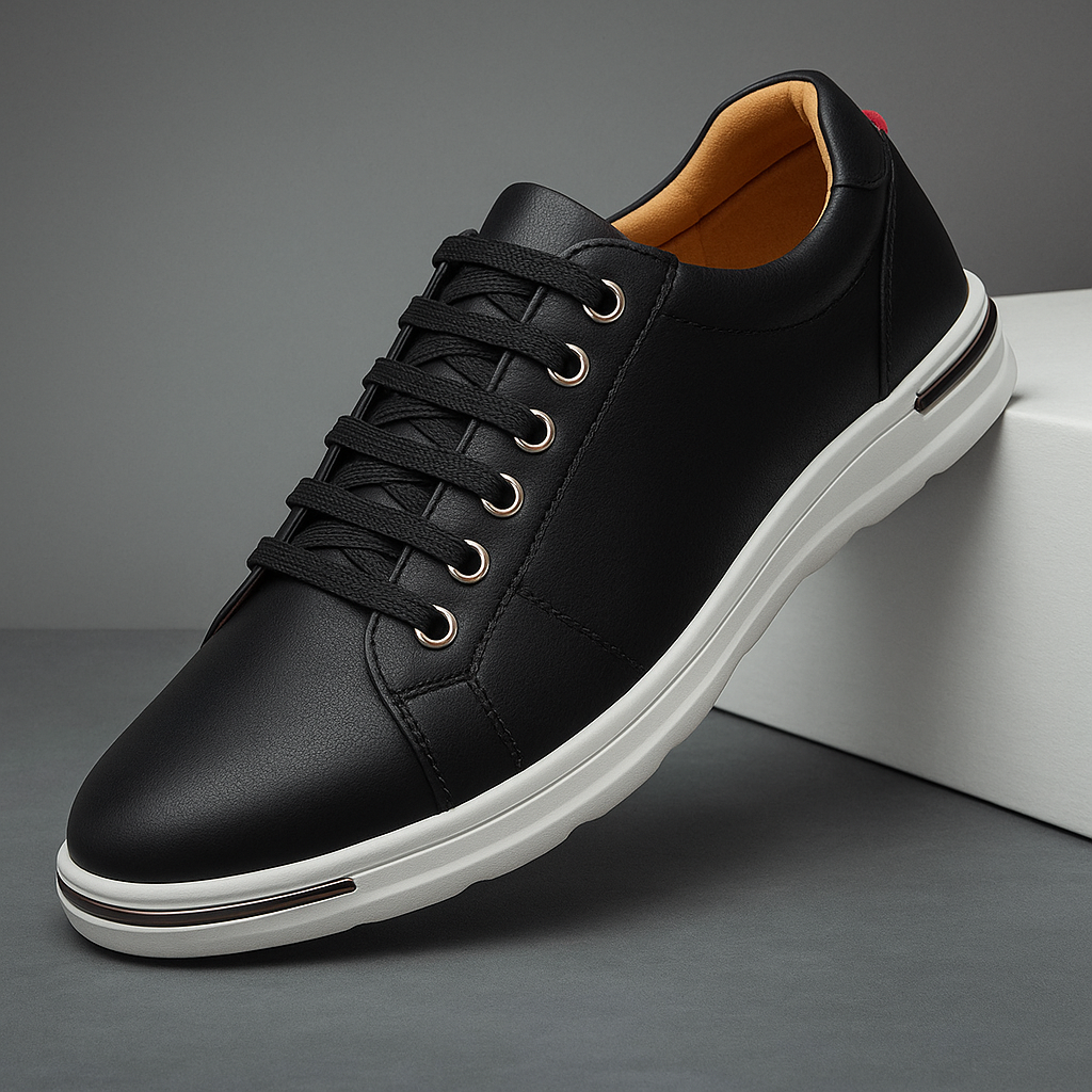 Elegantes zapatos de piel