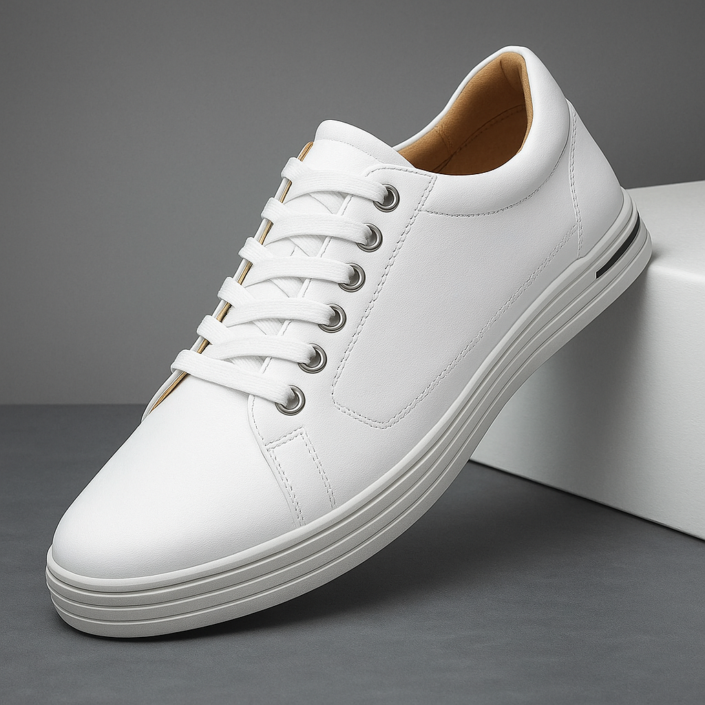 Elegantes zapatos de piel