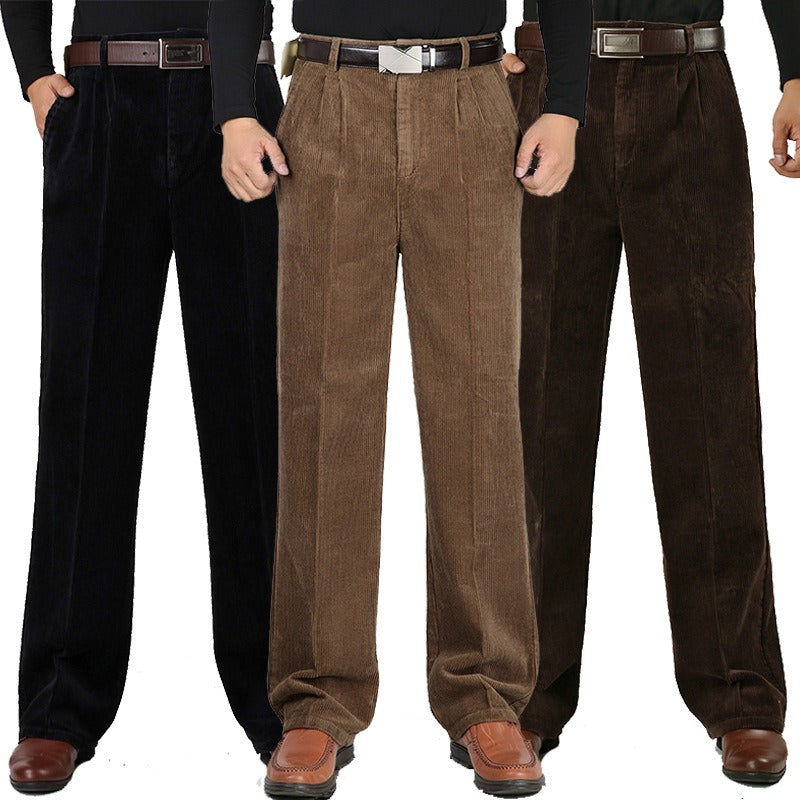 Elegantes pantalones de pana