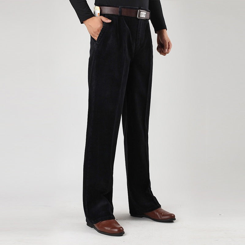 Elegantes pantalones de pana