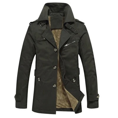 Elegante chaqueta cortavientos