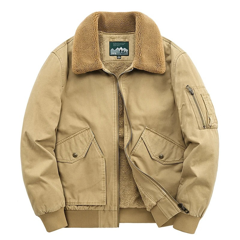 Elegante chaqueta acolchada de algodón