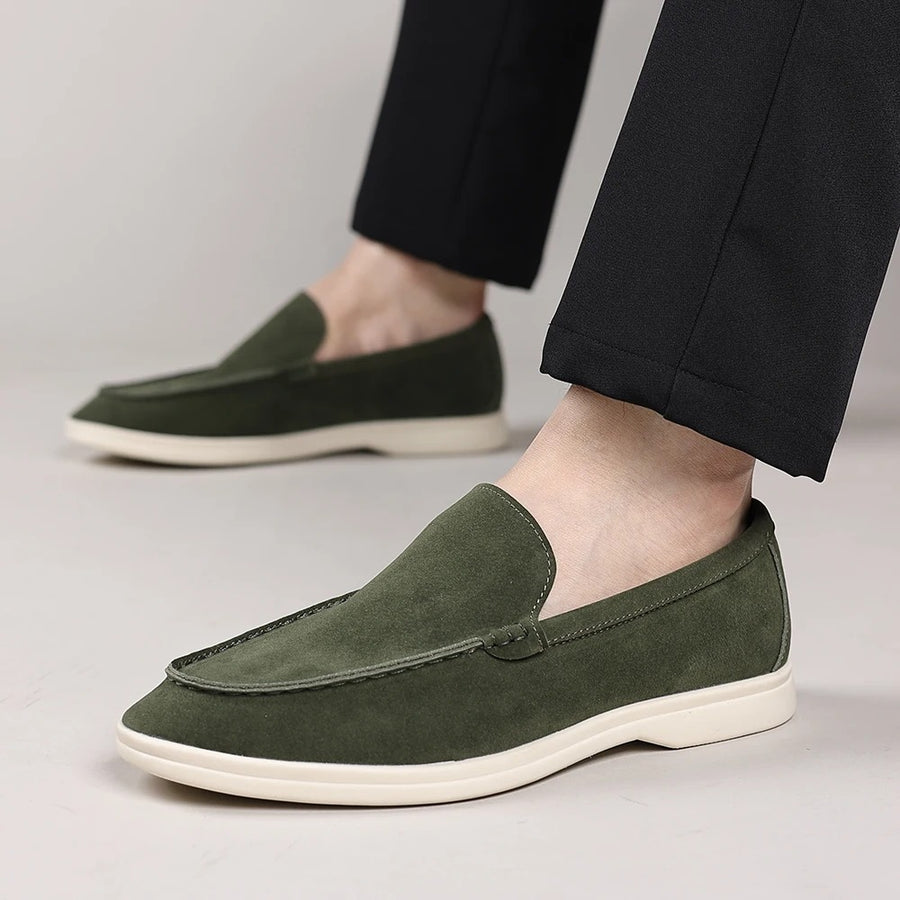Mocasines clásicos de ante