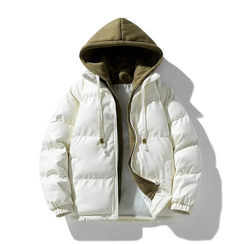 Elegante chaqueta acolchada