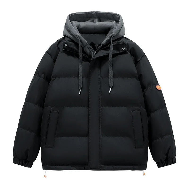 Elegante chaqueta con capucha