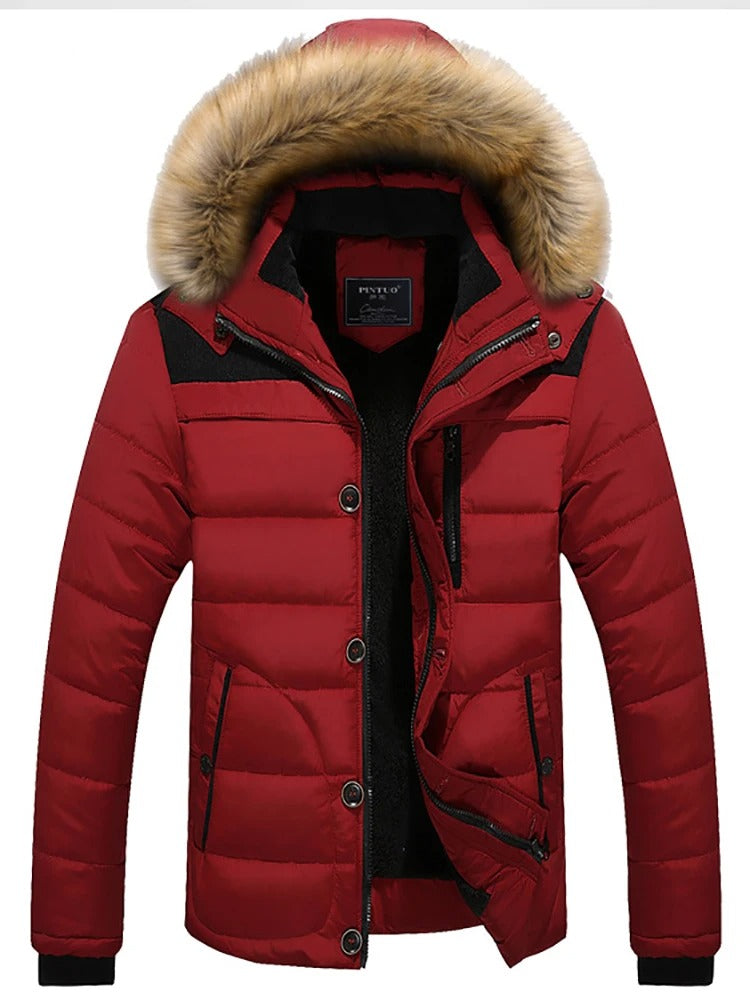 Elegante chaqueta polar con capucha