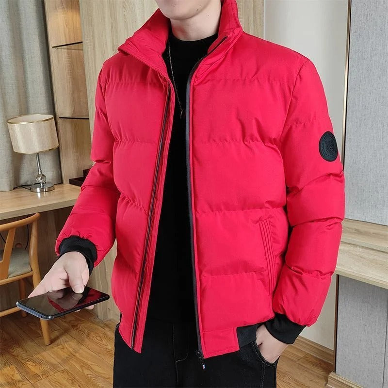 Elegante chaqueta cortaviento para hombre
