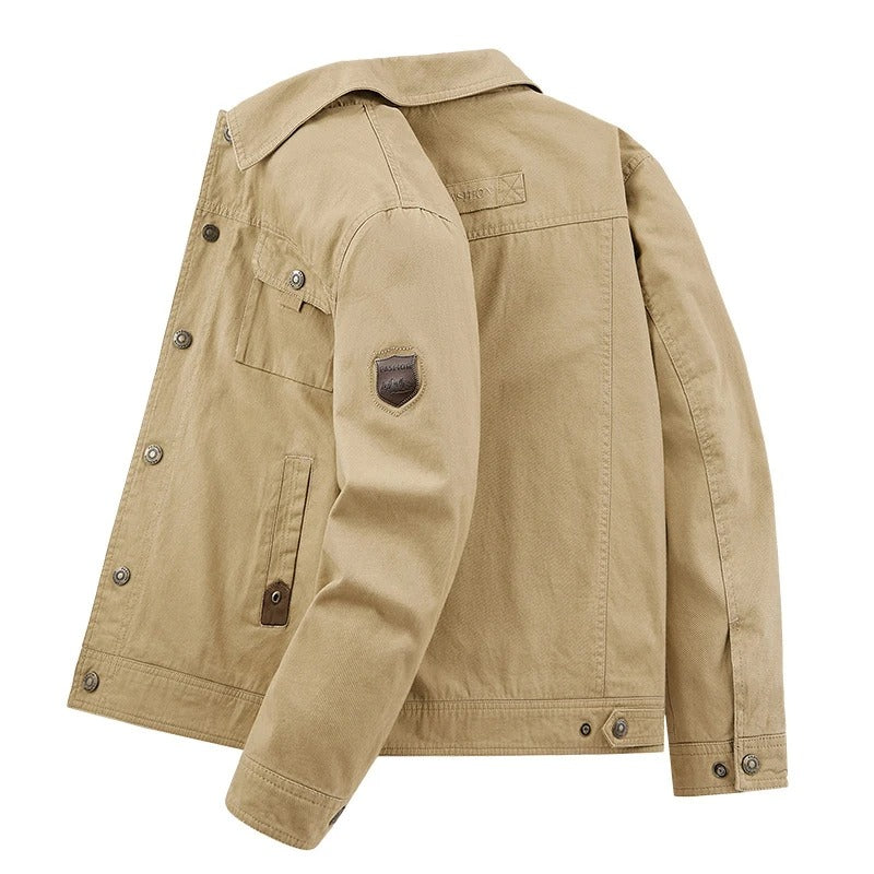 Chaqueta cortavientos de algodón