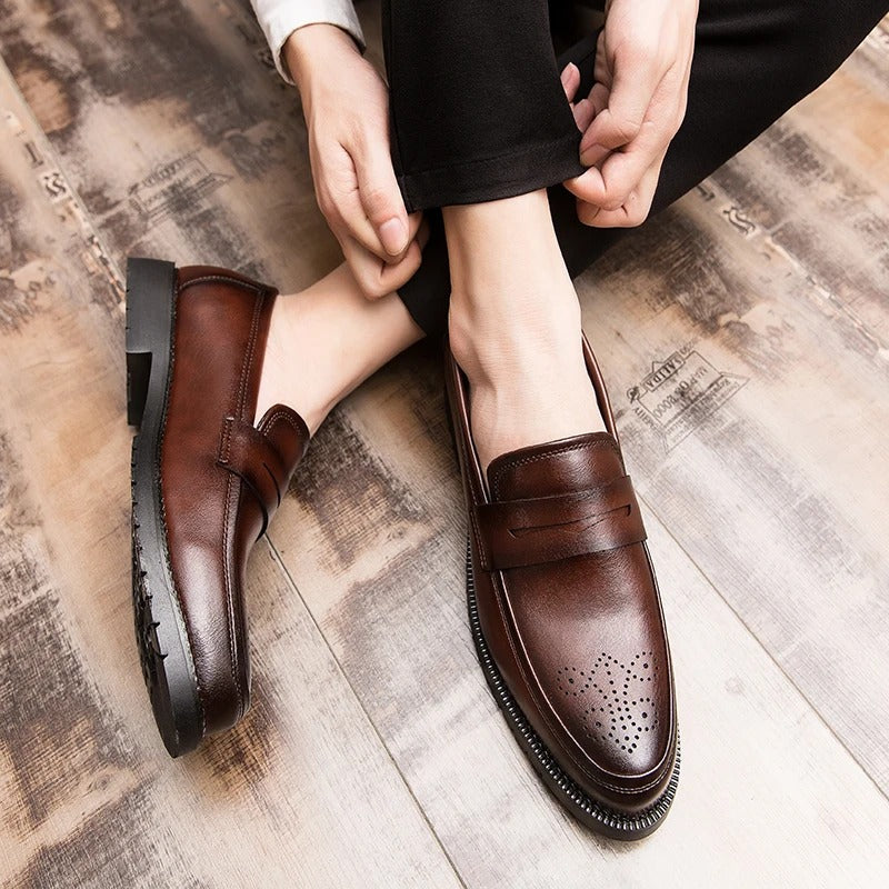 Elegantes mocasines británicos