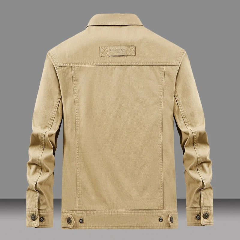 Cálida chaqueta de algodón