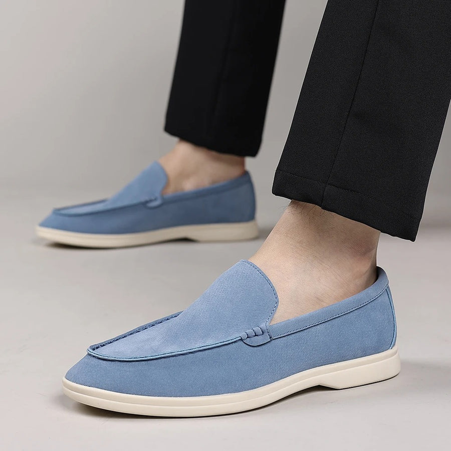 Mocasines clásicos de ante