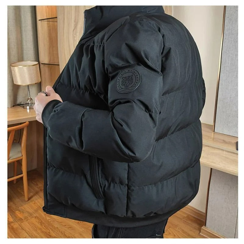 Elegante chaqueta cortaviento para hombre