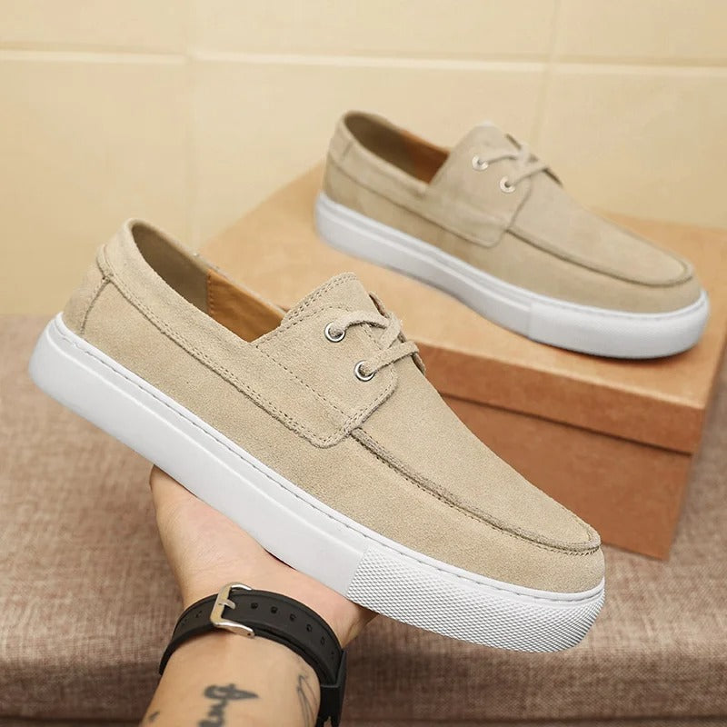 Elegantes zapatos de ante