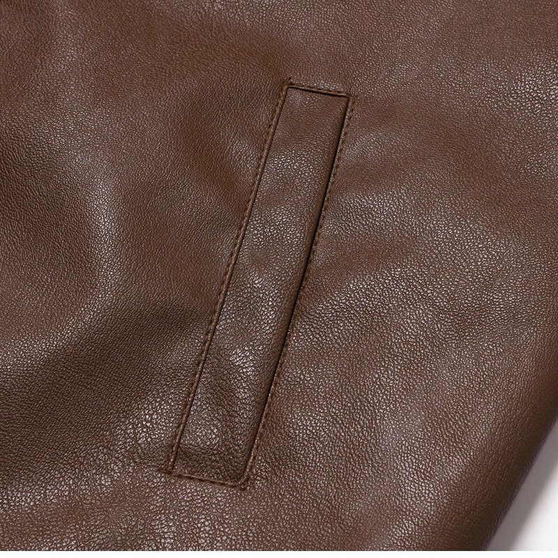 Chaqueta motera de cuero vintage