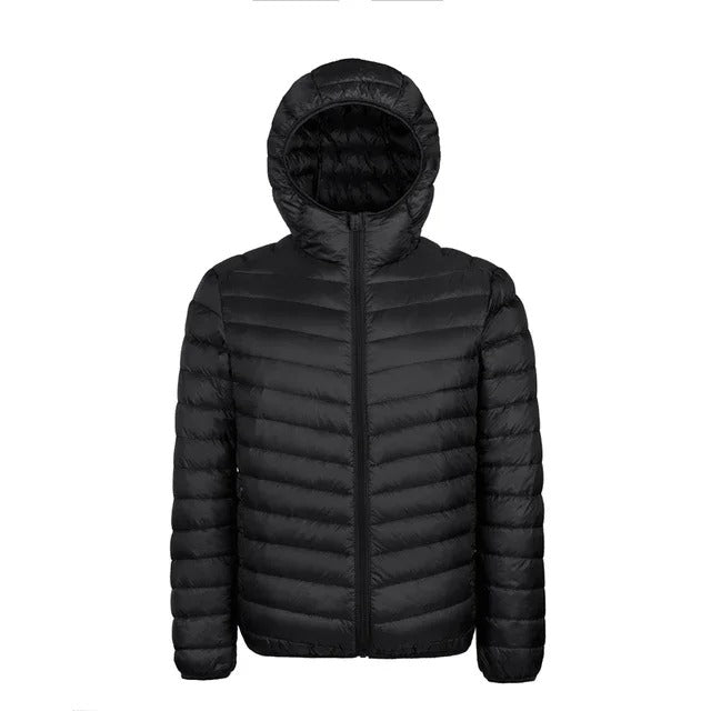 Chaqueta ligera de plumón de pato