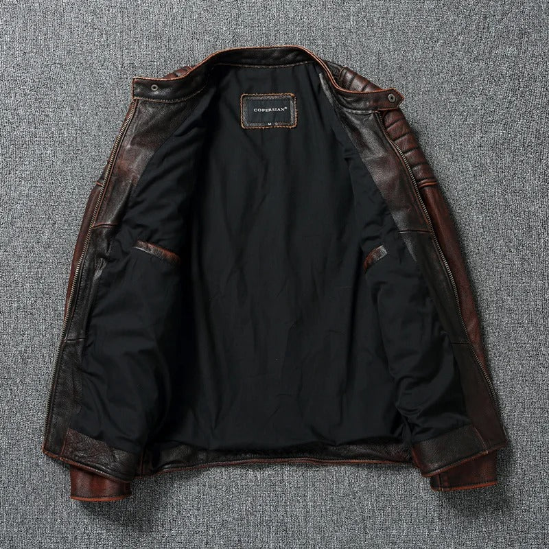 Chaqueta de cuero vintage