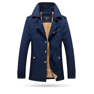 Elegante chaqueta cortavientos