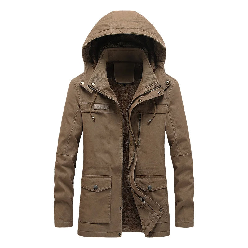 Chaqueta de invierno casual de algodón