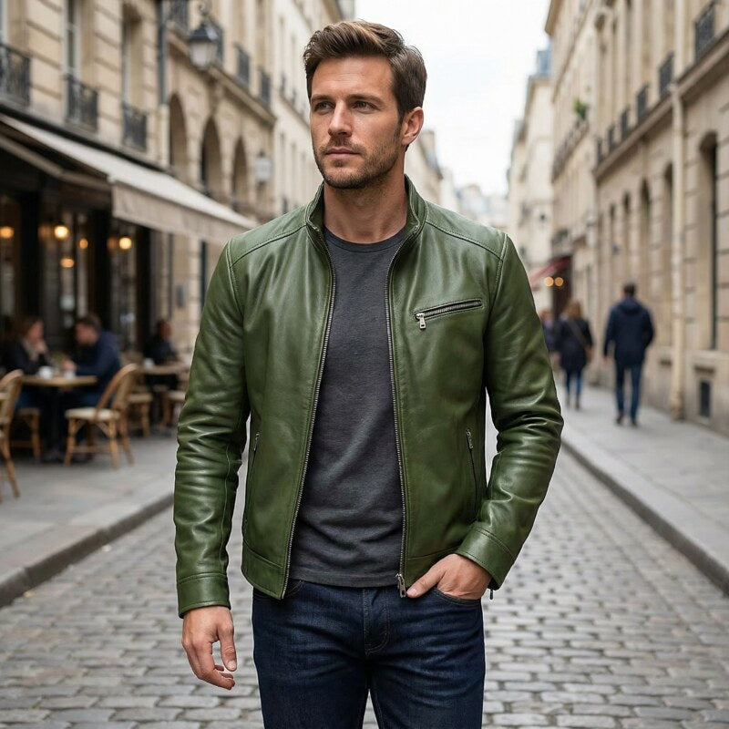 Chaqueta de cuero vintage