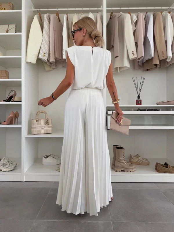 Conjunto chic de dos piezas para mujer